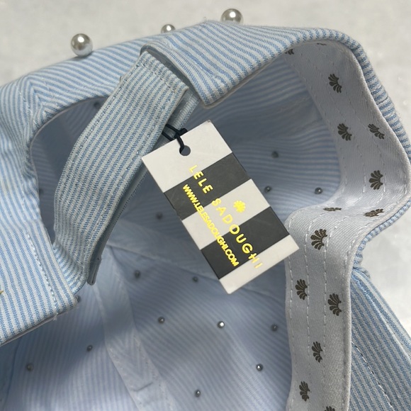 Lele Sadoughi Pearl baseball cap - Picture 2 of 5